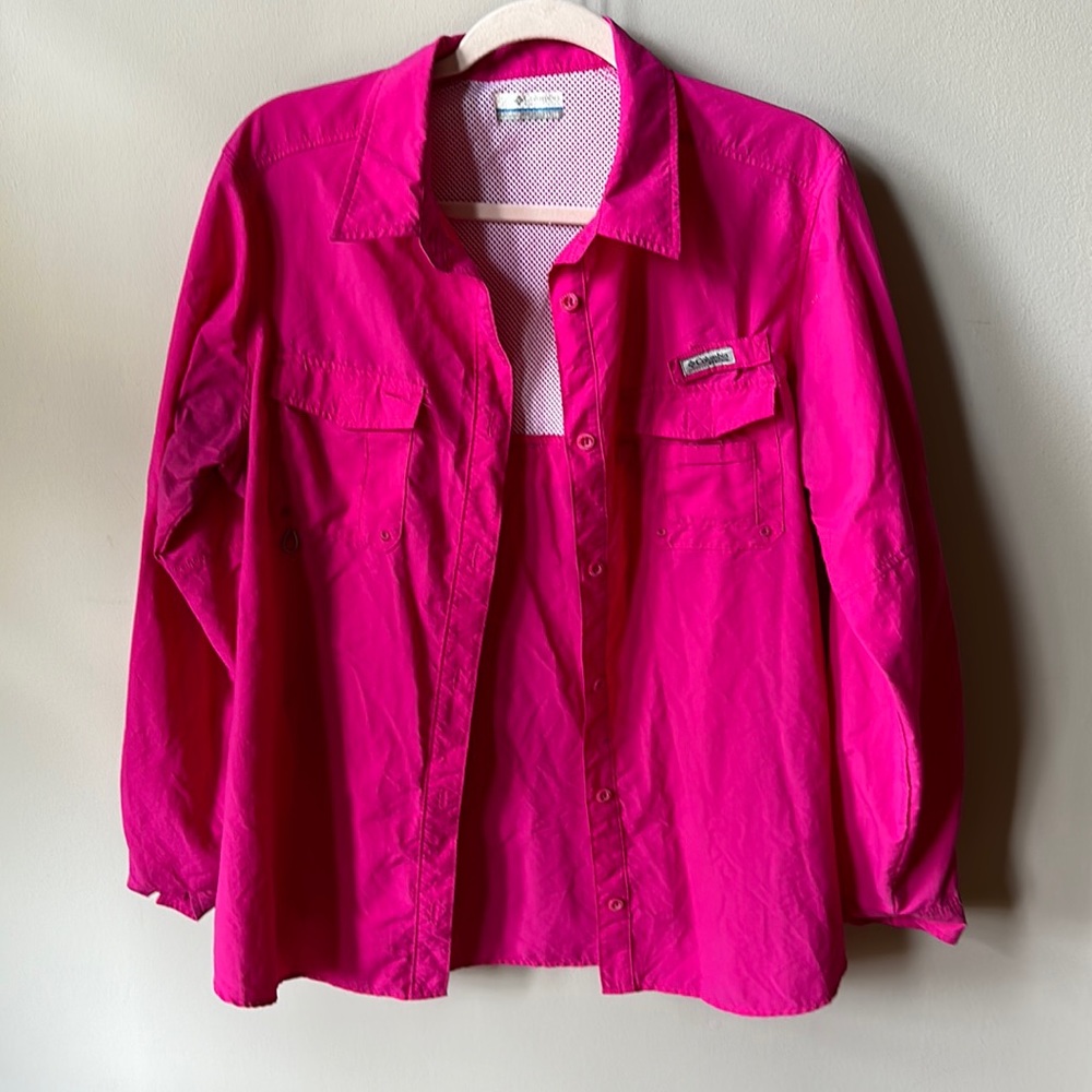 Columbia vented fishing shirt, XL